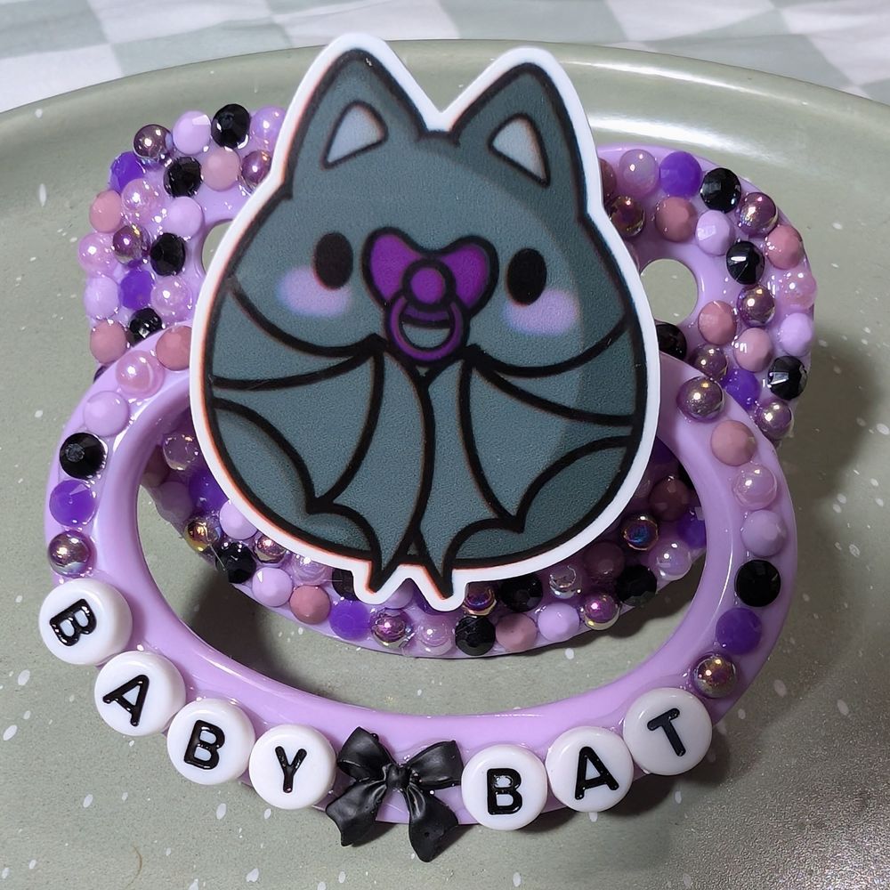 Full Deco "Baby Bat" Adult Pacifer